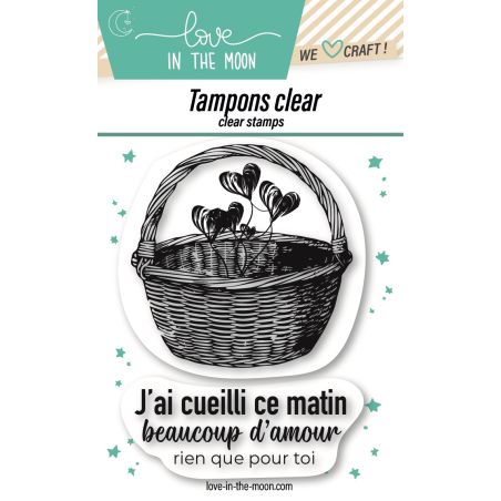 Planche de tampons - Panier d'amour - Love in the Moon