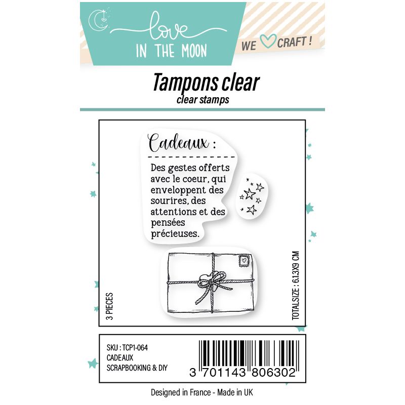 Planche de tampons - Cadeaux - Love in the Moon