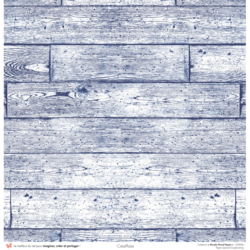 Set papiers Woody Wood Papers - 6 papiers 30,5x31,5 cm + 6 papiers 12x30,5cm