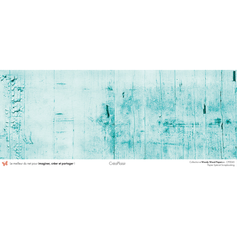 Set papiers Woody Wood Papers - 6 papiers 30,5x31,5 cm + 6 papiers 12x30,5cm