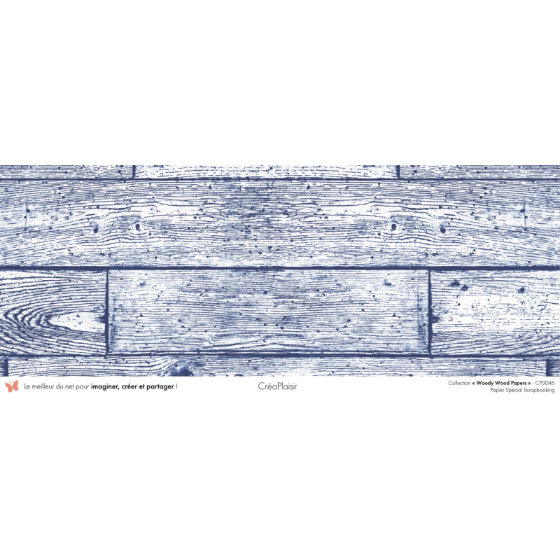 Set papiers Woody Wood Papers - 6 papiers 30,5x31,5 cm + 6 papiers 12x30,5cm
