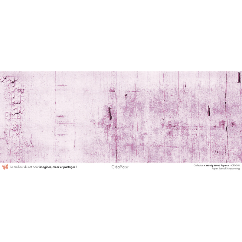 Set papiers Woody Wood Papers - 6 papiers 30,5x31,5 cm + 6 papiers 12x30,5cm
