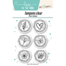 Tampon clear "Cachets De Cire Vintage"