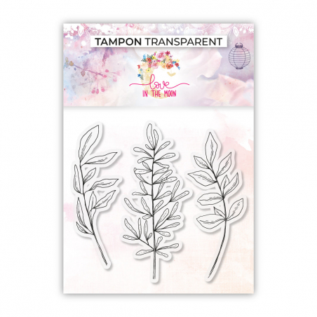 Set de 3 tampons - Feuilles & feuillages - 10,5x10cm