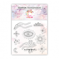 Set de 11 tampons - Magique - 10,5x10cm