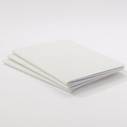 Set de 3 cuadernos blancos - 40 páginas 13x18cm