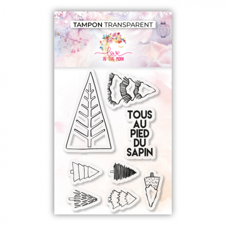 8 tampons - Tous au pied du sapin