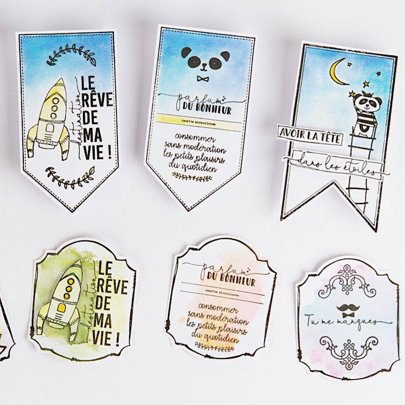 Cadres et étiquettes